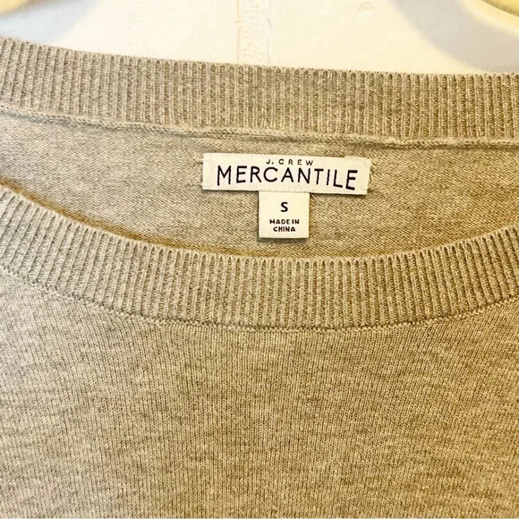 J.crew gray sweater Buffalo check underlay size small - Picture 4 of 8